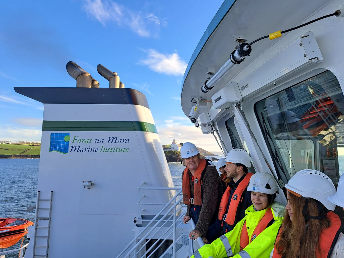 followtheboats's tweet image. The offshore component of the #INFOMAR MSc. Module in collaboration @UCD_Geography and @smartseaschool is ongoing on the #RVTomCrean! They passed @blackrockcastle and are now off Roches Point Lighthouse #Seabedmapping.

@GeolSurvIE @MarInst @QPSOfficial @Dept_ECC @RVMarineInst