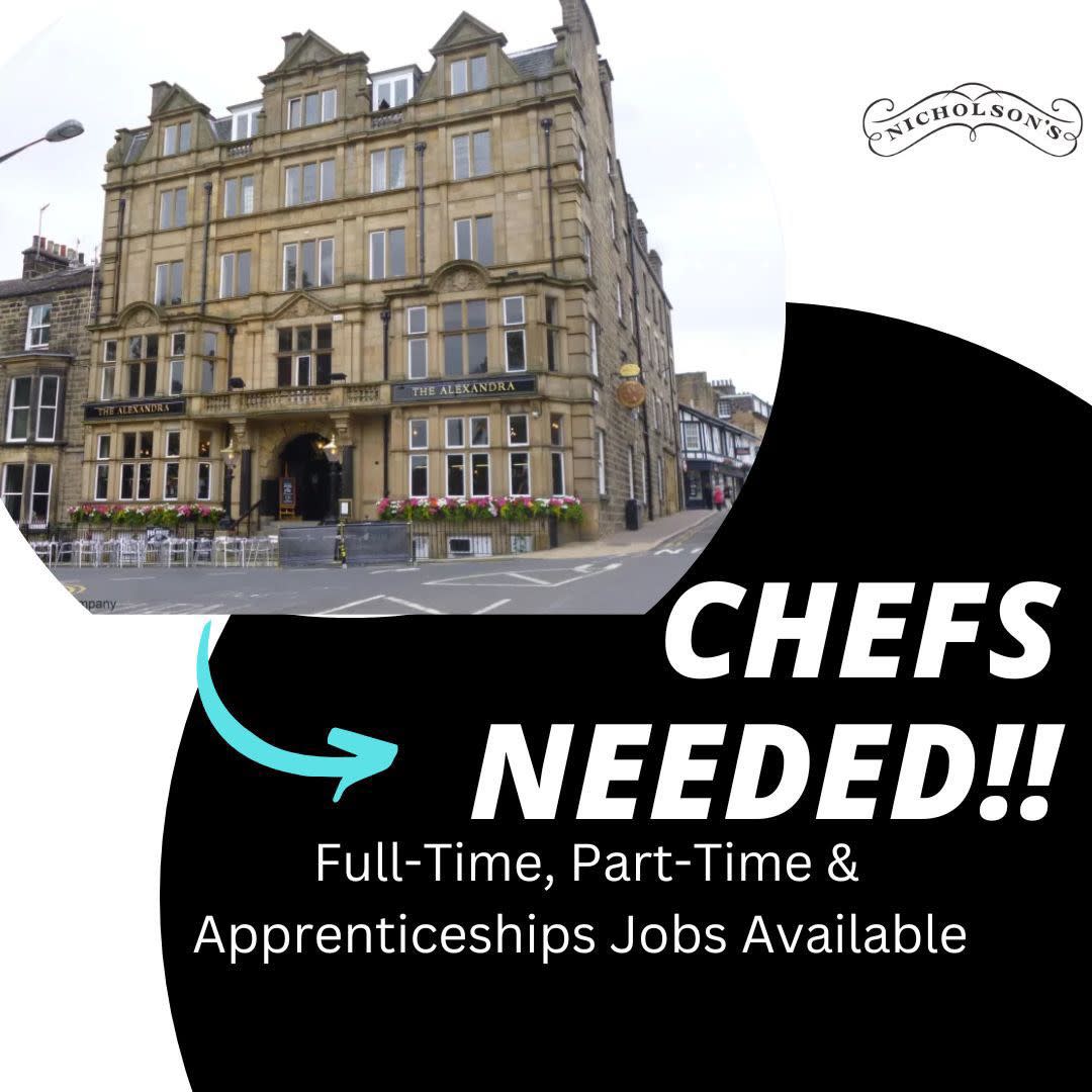 Want to join our kitchen team? We’re on the look out for chefs who are wanting to take the next step in their career. If you’re interested, email your CV over to alexandraharrogate@nicholsonspubs.com #harrogate #jobs #vacancies #chefvacancy #kitchen