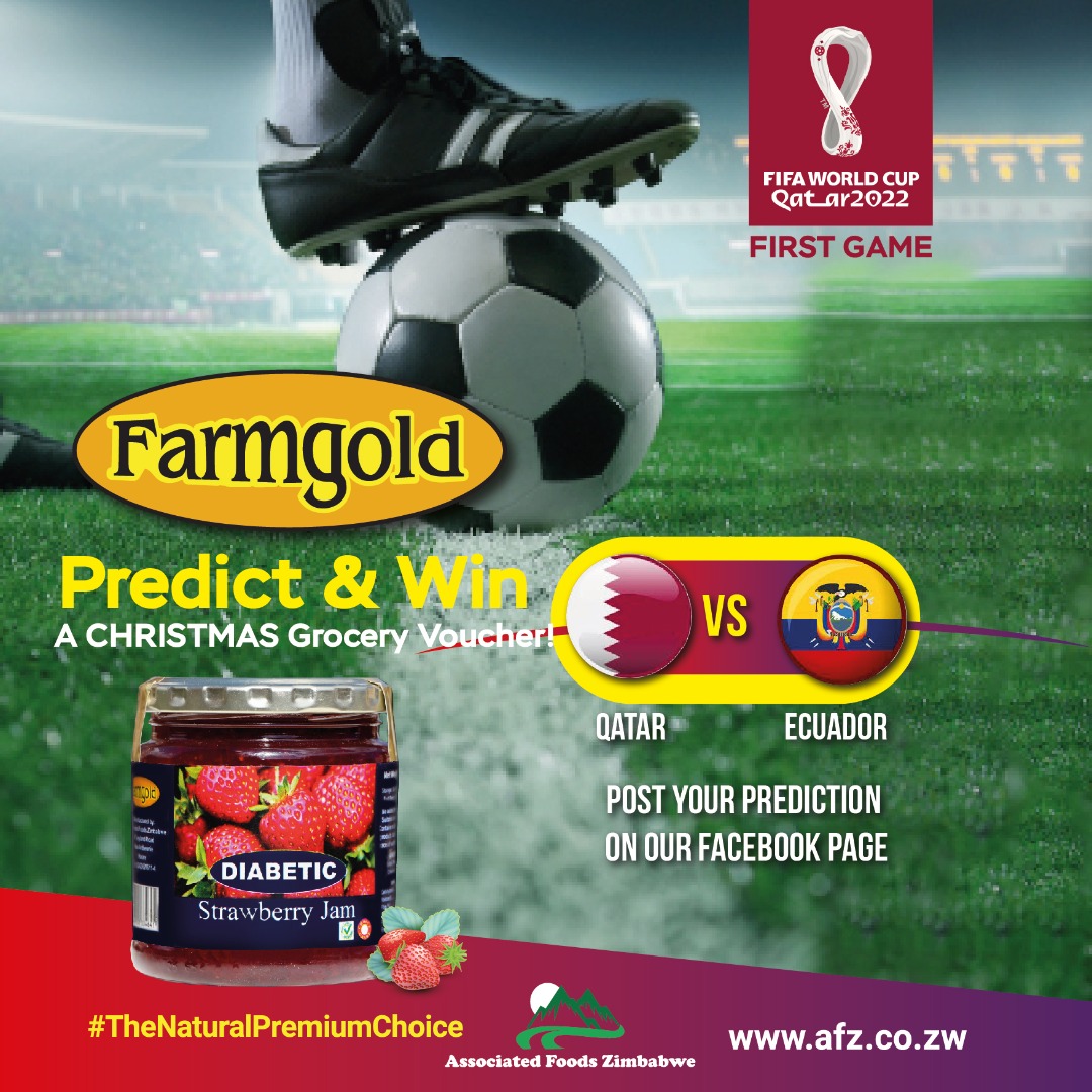 Predict &amp; Stand a Chance to Win.
FIFA WORLD CUP QATAR 2022 1st Game [ Qatar vs Ecuador]| 20 November 2022.

1. Like,follow and send your answer on Farmgold Range of Products facebook page facebook.com/photo/?fbid=81…
2. Predict the score
3. Tag 3 friends to participate