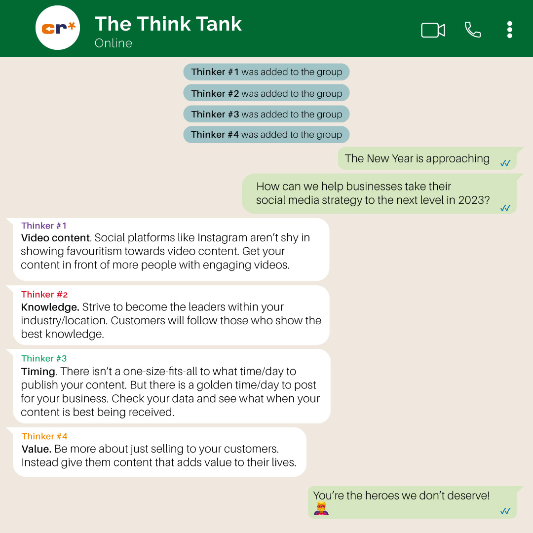 ClickReturn's tweet image. On the latest instalment of the Think Tank, we&apos;re helping you get a head-start on your social media strategy for 2023

#socialmediatips #marketingstrategy