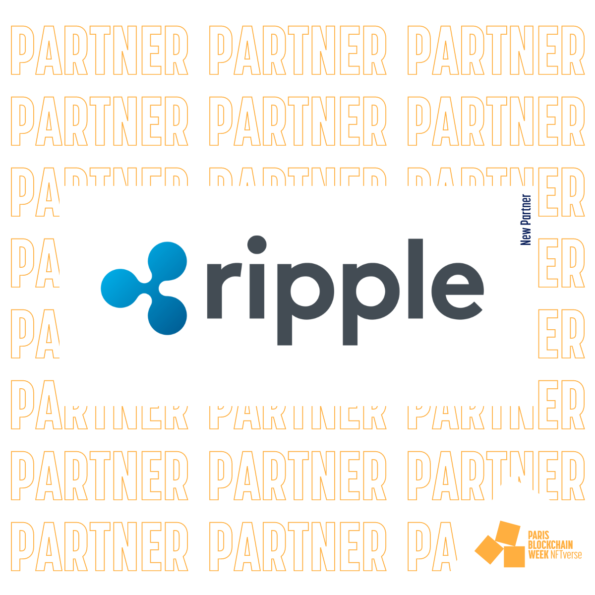 Web3xParis's tweet photo. This company is making waves. 
Say hi 👋 to our latest partner @Ripple.

#PartOfTheBlock #Web3 #Crypto #PBW https://t.co/We3NMc9Z7Y