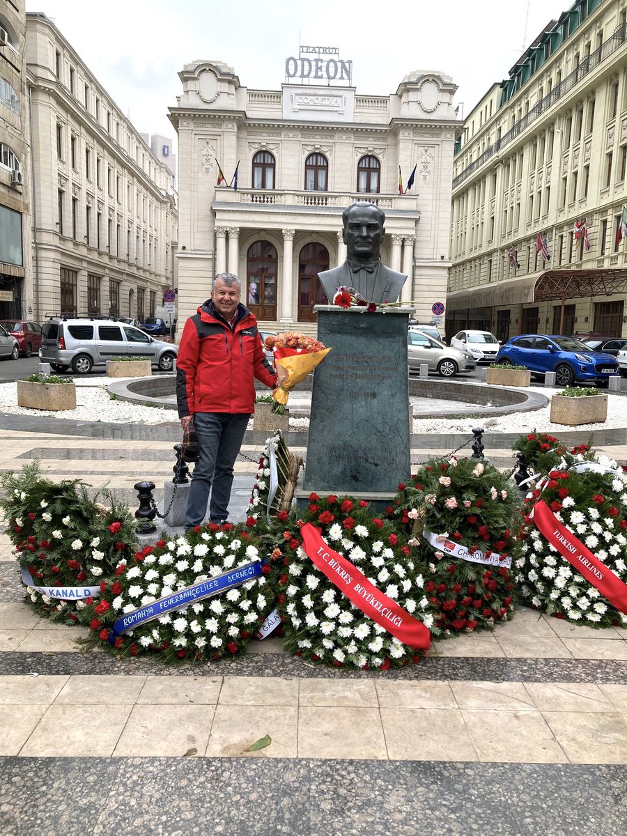 ATA’mızın Romanya ,Bükreş’te bulunan büstünü gurur ve minnetle ziyaret ettik
