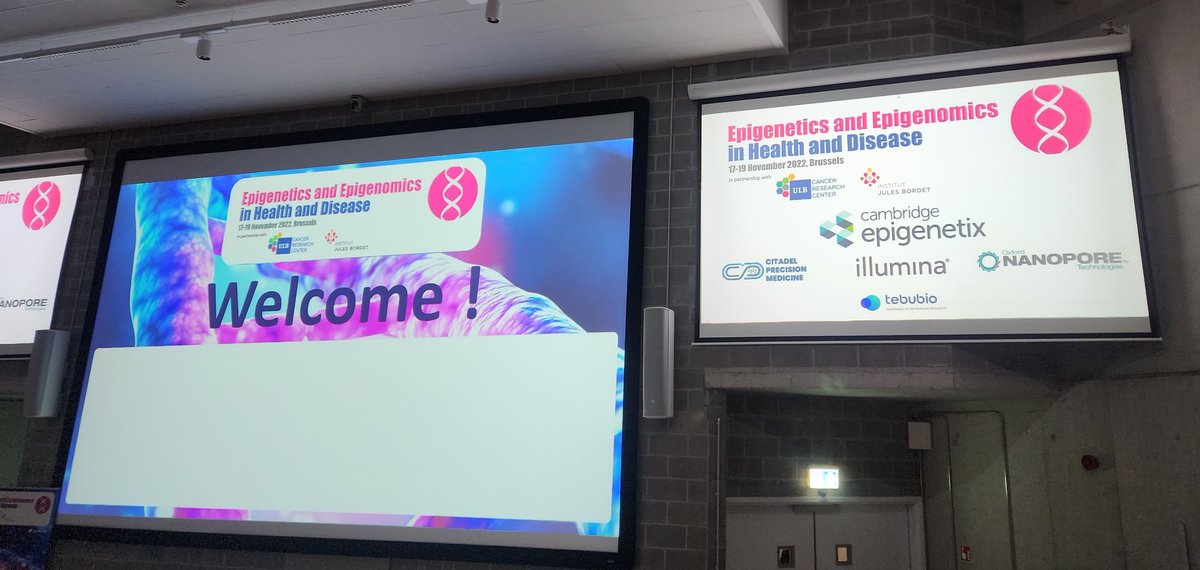 Excited to see so many colleagues &amp; friends in Brussels at the #Epigenetics &amp; #Epigenomics in Health &amp; Disease meeting.  Thanks <a href="/FuksLab/">Fuks_Lab</a> for organizing! <a href="/berger_lab/">Berger Lab</a> kicks it off.

@David_Lab_MSK <a href="/ludicroce/">Luciano Di Croce</a> <a href="/MAF_Dawson/">Mark Dawson</a> <a href="/TKLABUK/">Tony Kouzarides Lab</a> <a href="/FoxChaseCancer/">Fox Chase Cancer Center</a> <a href="/CeiFccc/">@CEI-FCCC</a>