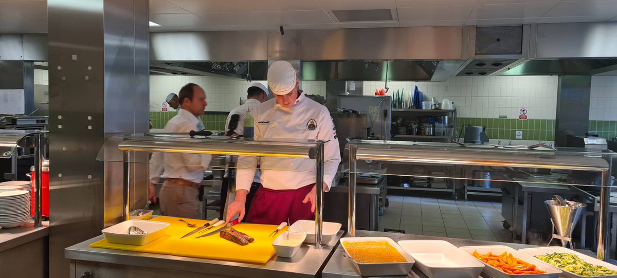 Def_Chef_School's tweet photo. It was our pleasure to host @CulinaryMoD for their @vatelclublux final run through before the big day on 26 Nov. Good luck! 🤞🏼

@RNLogsjobs 
@UKArmyLogistics 
@RAF_Logistics https://t.co/9496OB4Ehq