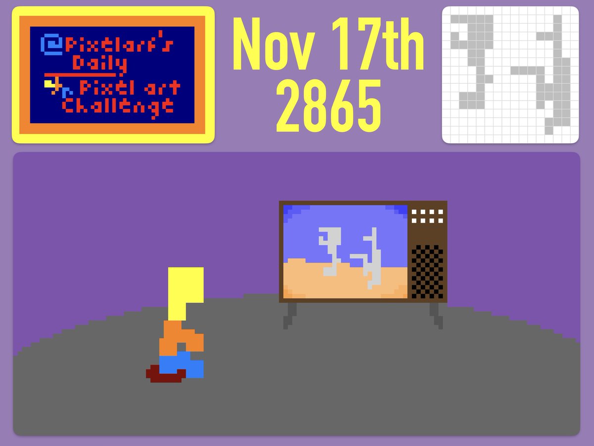 platdude's tweet image. My favourite show
Daily #pixelart at AGameAWeek.com/Pixelart (@pixelarf)
