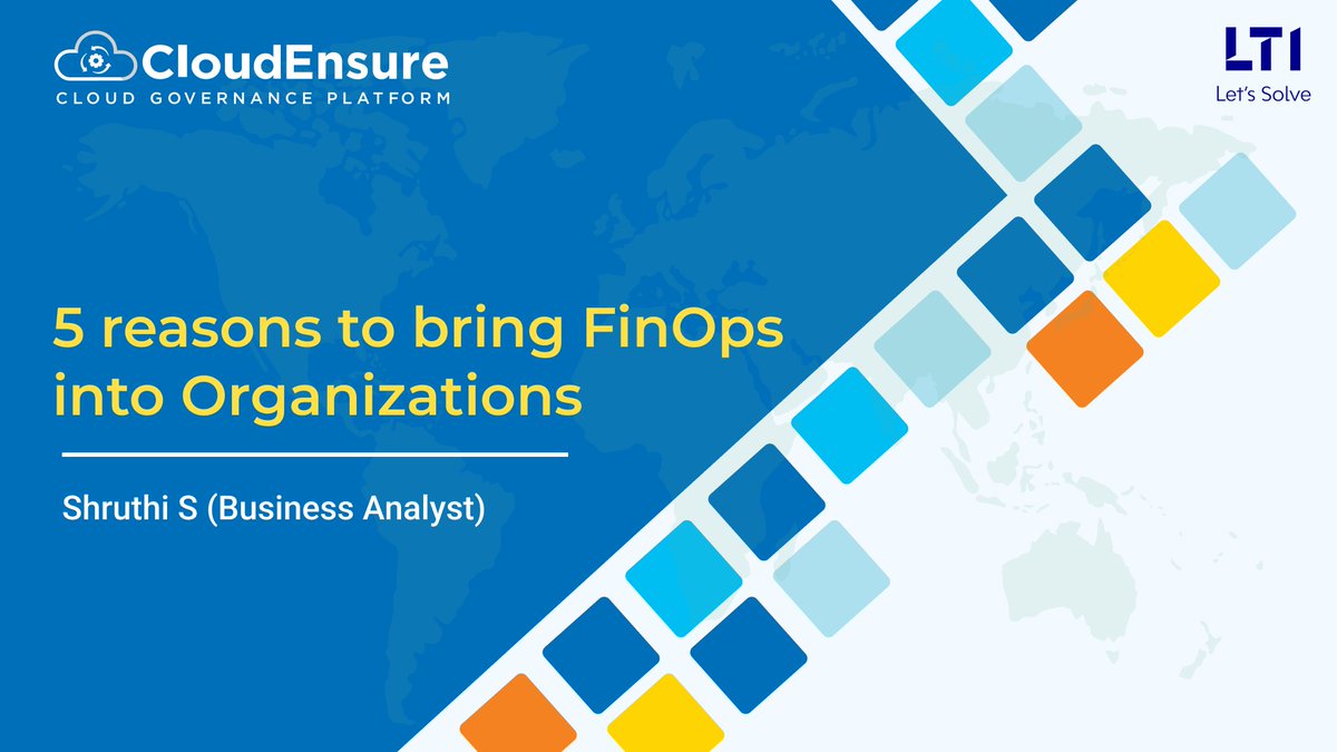 CloudEnsure's tweet photo. Read out our blog on how effective FinOps practices aligns cloud usage with business goals and enable businesses to make informed decisions. https://t.co/8Nub97HHTU #cloud #finops #business https://t.co/rqZQQ2asfO