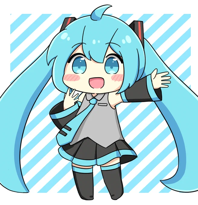 いつも見てくれてありがとう～!#初音ミク 