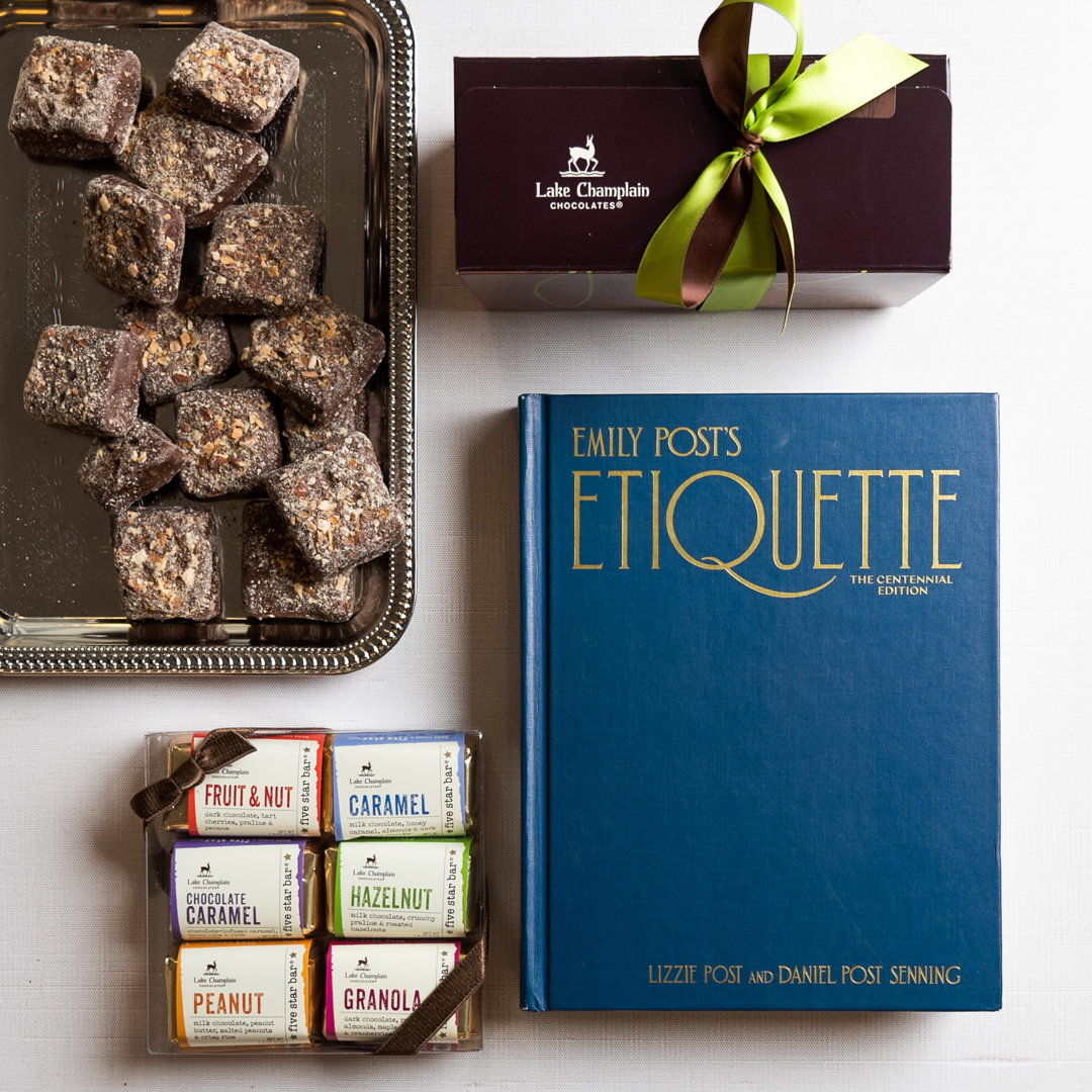 Whether you’re entertaining this holiday season or are in search of the perfect hostess gift, Emily Post and Lake Champlain Chocolates have you covered. Enter to win the newest guide from @EmilyPostInst and an assortment of gourmet chocolates! woobox.com/5dazhc