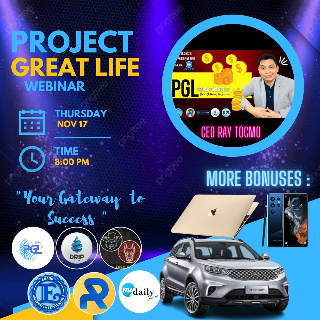 cloma_manuel's tweet photo. Multiple streams of passive income ba hanap mo? 
PGL is inviting you to a scheduled Zoom meeting.
Topic: Project Great Life Preview
Time: Nov 17, 2022 08:00 PM Asia/Manila
Join Zoom Meeting
https://t.co/TVUuoJhRPU

Meeting ID: 892 1308 3189
Passcode: freedom https://t.co/m7xAS7hIXz