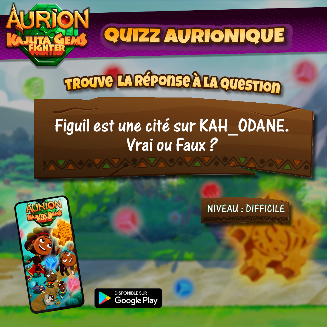 KIROOGames's tweet photo. Le quizz des "Incollables aurioniques" est de retour🤩
50 000 Ap + 5 éclairs à gagner pour les 10 premières bonnes réponses💥

Tu ne connais pas encore #AurionKGF ? Télécharge le ici 👇
https://t.co/lVMrwDcuev

#jeumobile #match3 #kiroogames #madeincameroon #jeuvidéo #casualgame https://t.co/ZMenmfRDca