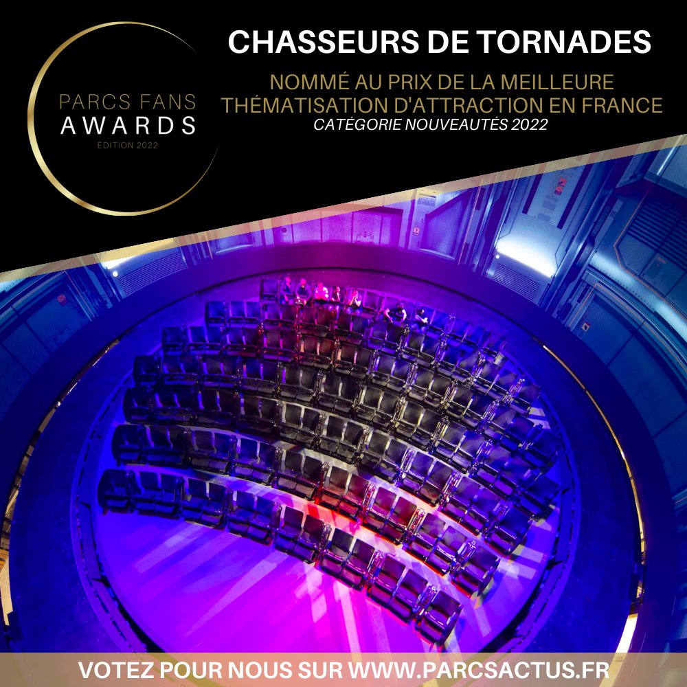 futuroscope's tweet image. Nous sommes fiers d&apos;être nommés aux premiers &quot;Parcs Fans Awards&quot; français organisés par Parcs Actus et un jury de 60 passionnés ! 
Votez pour nous dans les catégories &quot;Meilleur parc&quot;, &quot;Meilleure nouvelle attraction&quot; et &quot;Meilleure thématisation&quot; 👉🗳️parcsactus.fr/pfa