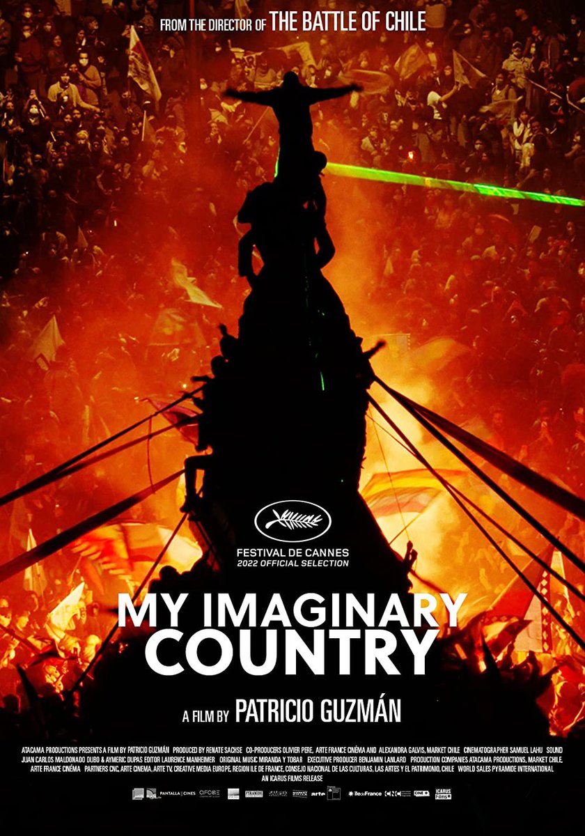 Day 3 of #ScreeningDays and MY IMAGINARY COUNTRY (2022) by #patricioguzman 

#myimaginarycountry #film #movie #newfilm #newrelease @ICOtweets #documentary