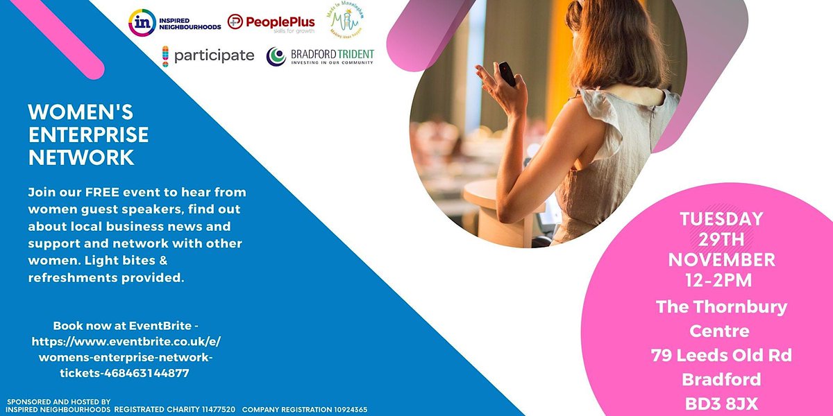 Sign up to the next Women's Enterprise Network!

For more info and to book: 
eventbrite.co.uk/e/womens-enter…