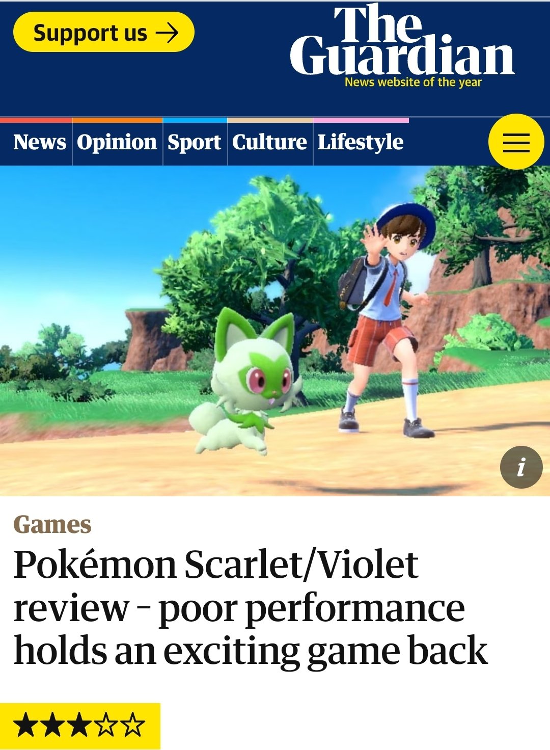 Pokemon Scarlet and Violet Performance Review 