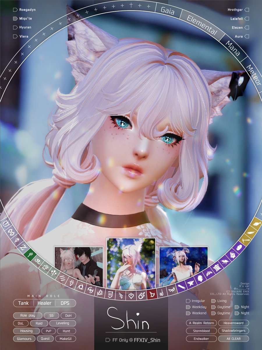 ShinnieXIV's tweet photo. Seen everyone else doing these amazing cards so I wanted to do my own 😄
#FFXIVCharacterCard #GPOSER https://t.co/ZAxXNgUqmx