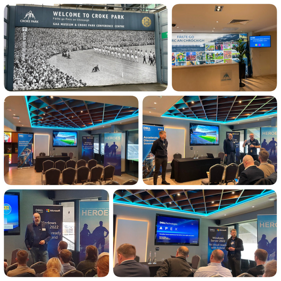 Yet another ⁦<a href="/DellTechPartner/">Dell Technologies Partners</a>⁩ #DellTechHeroes event, the first post-COVID event in Dublin. ⁦Extraordinary location <a href="/CrokePark/">Croke Park</a>⁩, compelling agenda and partner audience. <a href="/PawelOnSocial/">Pawel Pabich</a>⁩ ⁦<a href="/AlexFl4/">Alex Flor</a>⁩ ⁦<a href="/MennodeLiege/">Menno de Liège</a>⁩