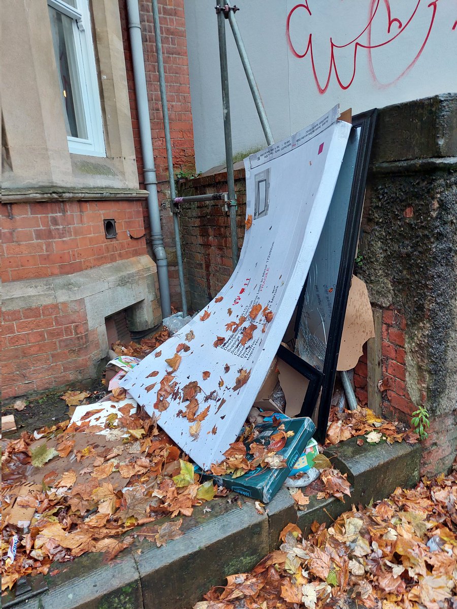 Bulk raised for removal at 87-89 Forest Road West @pa_housing #teampurple