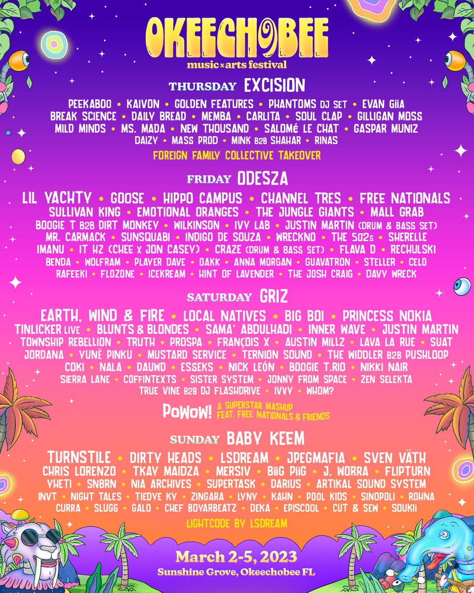 Okeechobee Music Festival 2023 Lineup Photos Aftermovie Tickets