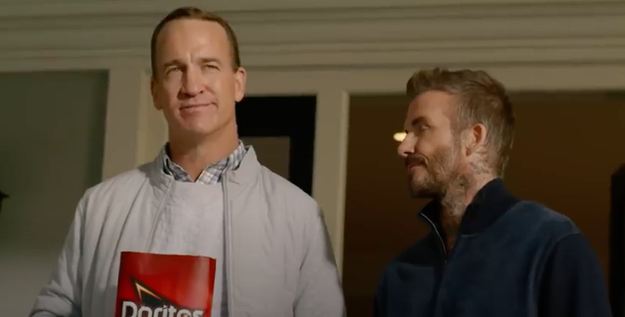 markustv's tweet photo. #MillionDollarBabies #78 @Promax_Global David Beckham and Peyton Manning being really funny on Soccer - no, Football! Nice move @Fritolay   https://t.co/IbEGkaVxnA https://t.co/4jEgwTfBRw
