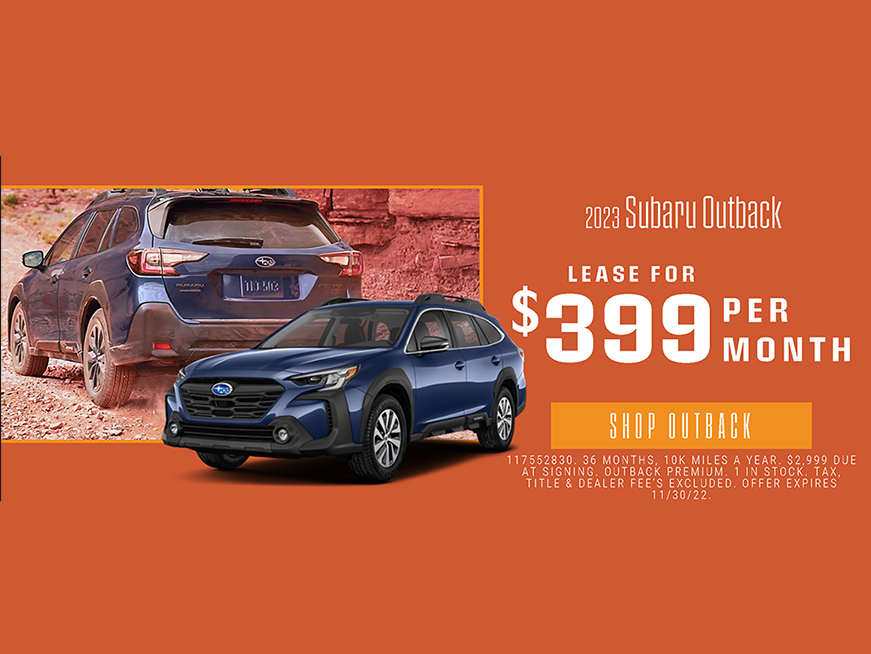 SubaruofDayton's tweet photo. Lease for only $399 per month the 2023 Subaru Outback during the November to Remember Sale Event at Subaru of Dayton! Shop here https://t.co/21WaoXVUKn https://t.co/cctWwNzxnf