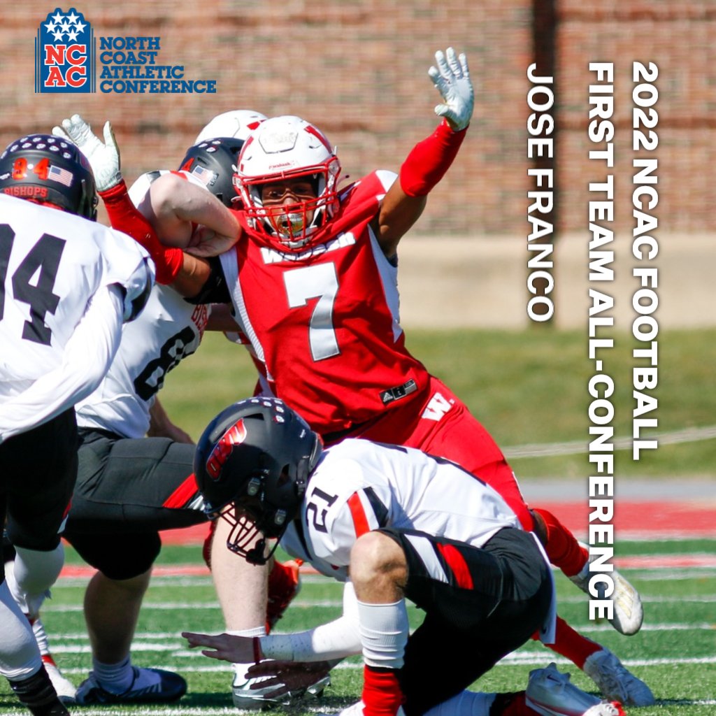 Congratulations to <a href="/WabashFB/">Wabash College Football</a> First Team All- <a href="/NCAC/">NCAC</a> selections Derek Allen, Jr., Penn Stoller, Quinn Sholar, and Jose Franco.

bit.ly/3tzGAX7 

#WAF