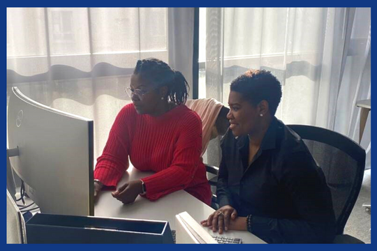 LBPAM_COM's tweet photo. 🤝 [#ENGAGEMENT]
Dans le cadre de la 26ème édition de la #SEEPH  nous avons le plaisir d’accueillir Nadège SOLVET, afin lui faire découvrir notre secteur d’activité et la fonction RH #DuoDay.

#solidarité #assetmanagement #semaineduhandicap #formation https://t.co/0Mp02ea1gB