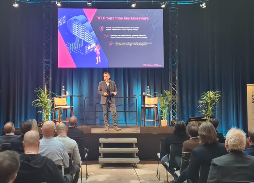 TSystemsUK's tweet photo. Cloud is the digital future. That's the message we have discussed with @IDCNordic during today's future of infrastructure conference in Stockholm. A big thank you to the entire team engaging with clients &amp; partners at the event. Powered by our partners @Lenovo &amp; @intel. @detecon https://t.co/gh0YROmIKz