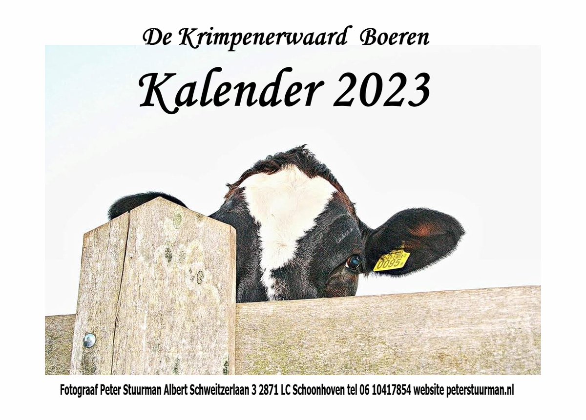 #Krimpenerwaard #Kalender #Boeren #Koeien #Hooien #Kaas De nieuwe kalender van 2023 gaat weer naar de drukkerij. Kosten 15 euro exclusief Verzendkosten.