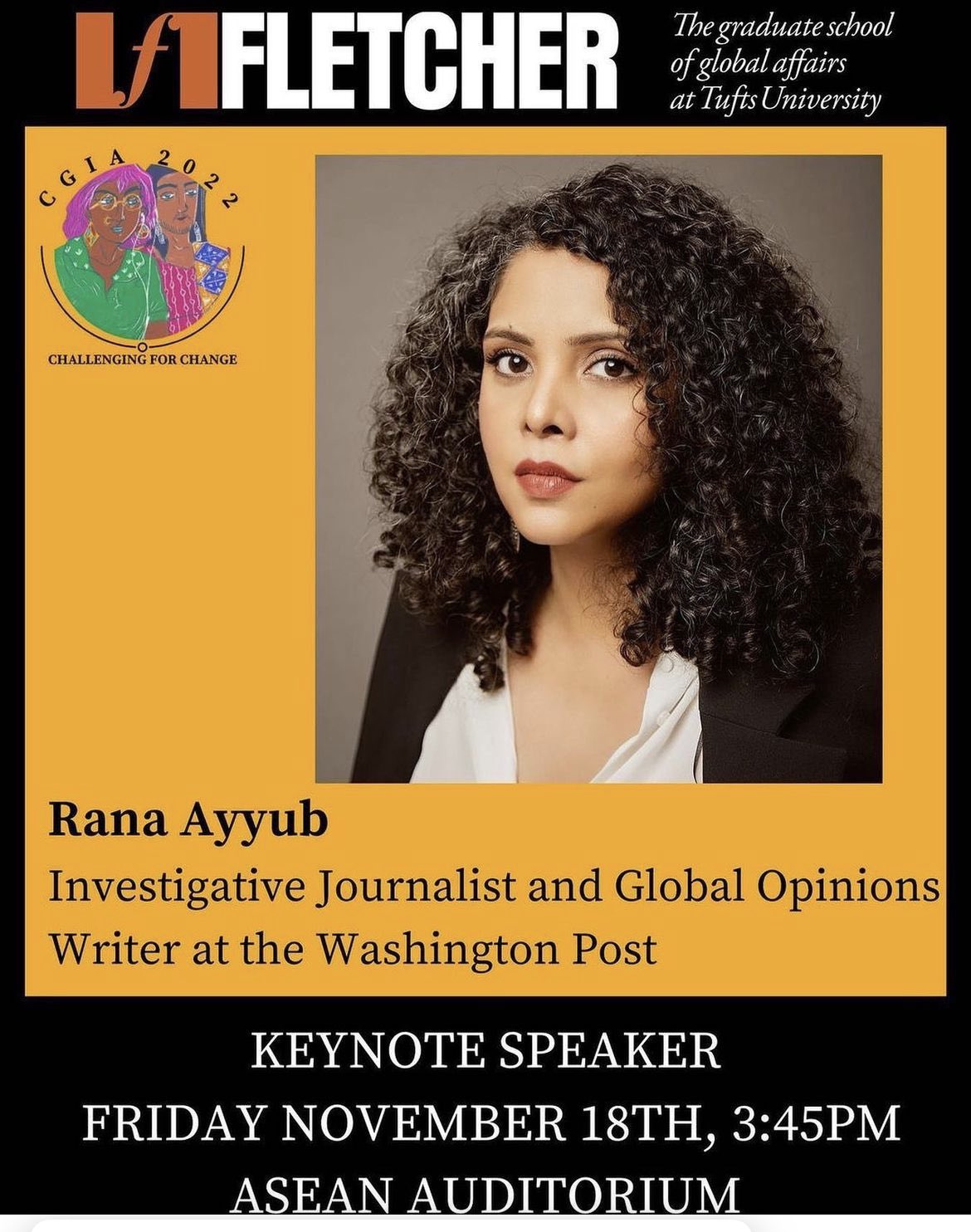 Rana Ayyub on Twitter "Will be giving the keynote address at the