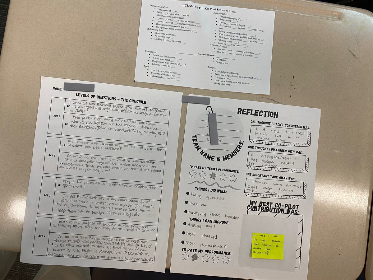 Our first Socratic seminar today! Love hearing the thoughts of my scholars. 🤩 #ThisIsNorth