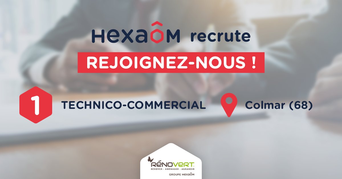 Rénovert recrute un Technico-Commercial (H/F) en #CDI ! 📣

Intéressé(e) ?
Pour plus d’informations et pour postuler, c’est par ici 👉hexaom.fr/annonce/techni…