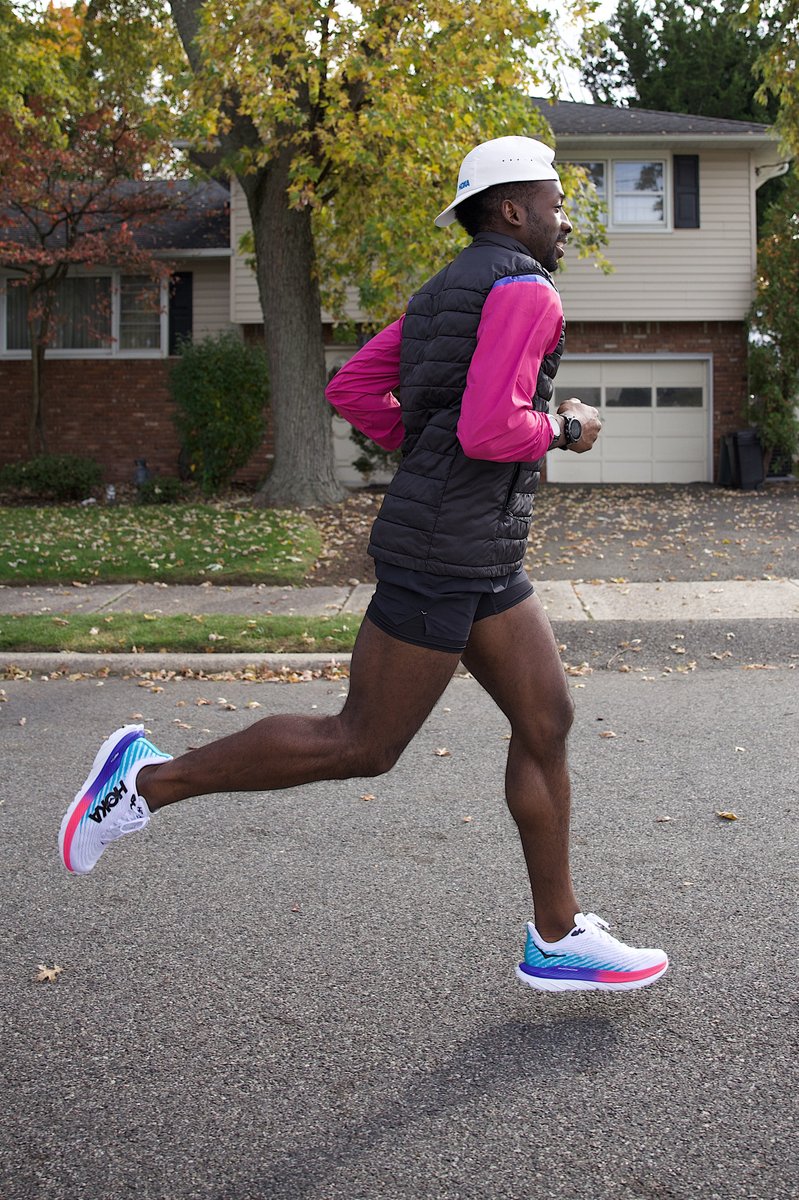 hoka's tweet photo. @hellahgood9 started running in 2017 and hasn't slowed down since. With a run streak of over 2,000 days, Hellah has racked up major miles in his HOKA shoes: https://t.co/wyYZmUhS8V. 🎁🎉
#FlyHumanFly #HolidayGiftGuide #HOKA #GiftGuide #Mach5 #RocketX #CarbonX3 #TectonX https://t.co/H5Da1lIFqu