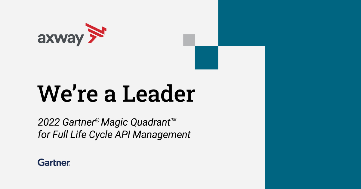 Axway's tweet photo. We are proud to be positioned as a Leader in the 2022 Gartner® Magic Quadrant™ for Full Life Cycle API Management – for the seventh time! 

▶️ Click here for complimentary access to read the report: https://t.co/GVZ4TIacjv

#Gartner #OpenEverything #APIM https://t.co/Pz7t6rc5g7