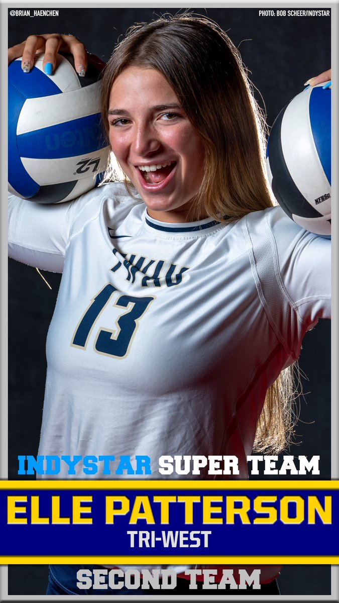 IndyStar HS Sports (@indyhsscores) on Twitter photo Central Indiana ALL-USA Super Team, Second Team: Congratulations to <a href="/triwestsports/">Tri-West High School Athletics</a> senior Elle Patterson (<a href="/EllePatterson6/">Elle Patterson</a>)!
Meet the team: indystar.com/story/sports/h… Central Indiana ALL-USA Super Team, Second Team: Congratulations to <a href="/triwestsports/">Tri-West High School Athletics</a> senior Elle Patterson (<a href="/EllePatterson6/">Elle Patterson</a>)!
Meet the team: indystar.com/story/sports/h…
