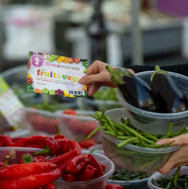 We've partnered up with @AlexRoseCharity & are now one of many centres where local families on low income & with children under 5 who don't yet go to school can pick up free fruit and veg vouchers! Pop into our office between 1-4pm every Tuesday or Thursday to pick up yours! 🍅