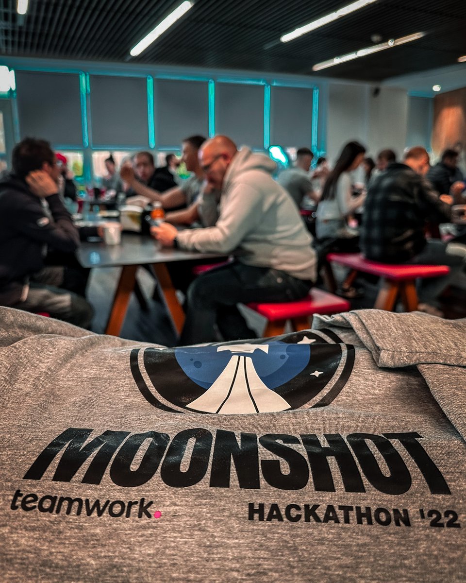 Lunchtime earlier <a href="/teamwork/">Teamwork.com</a> Hackathon 22 #teamworkhacks