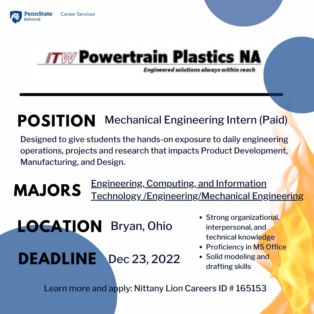 PSBCareer's tweet photo. This upcoming break is a perfect opportunity for catching up on job applications! Here are some of our favorite openings this week. Feel free to explore Nittany Lion Careers for many more opportunities as well! https://t.co/92kj1hI8Gd
