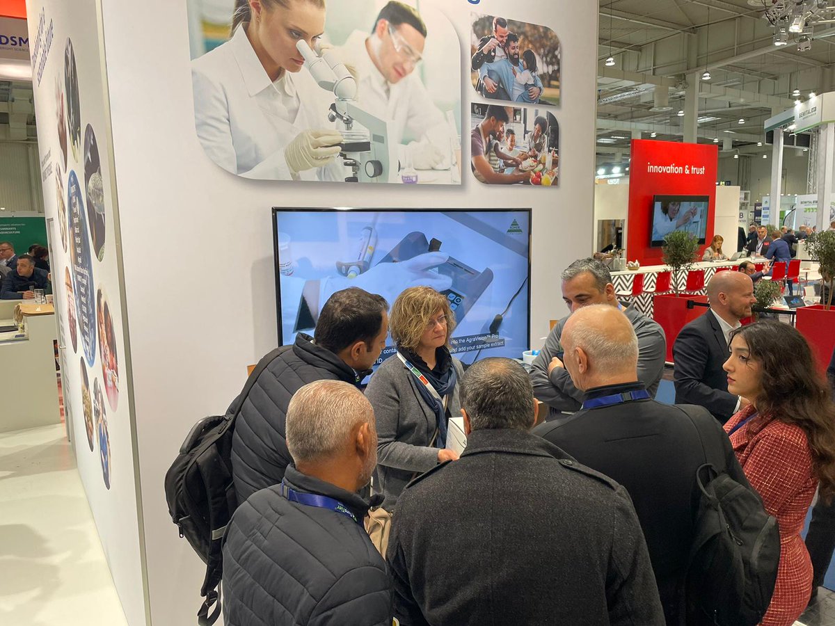 Thanks to all the EuroTier participants who have stopped by over the last couple of days! There’s still one day to go, so be sure to stop by the @DSMFeedTweet booth (hall 22, booth A25) and check out the AgraStrip® Pro system for the quantification of #mycotoxins.