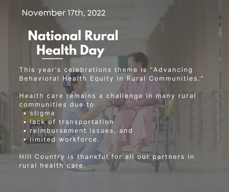 #nationalruralhealthday