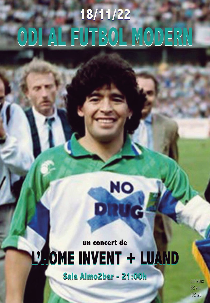 Love the game, hate the business. Així, en general.
Demà divendres a les 21h toquem a <a href="/Almo2bar/">Almo2Bar Bcn</a> i tenim moltíssimes ganes de veure-us allà.
Si pilleu l'entrada anticipada i no a taquilla, us sobra per fer la primera cervesa.
entradium.com/es/events/luan…