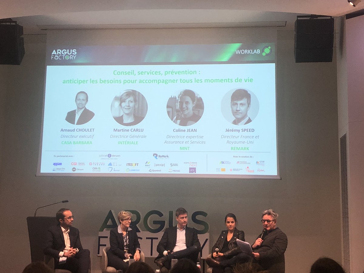 Assurancielles's tweet image. #argusfactory Nous y sommes avec @FredCintrat pour écouter les interventions notamment sur les retours d’expérience sur  services de prévention et d’accompagnement sur lesquels nous intervenons notamment pour les seniors @EvenementsARGUS @argusassurance