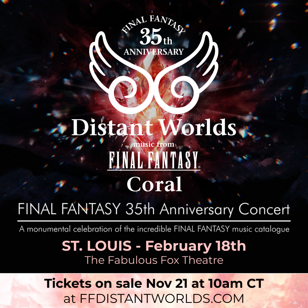 STL celebrating big news today with the return of Distant Worlds: music from FINAL FANTASY!  Who wants to arrange a field trip <a href="/moseforg/">Missouri Scholastic Esports Federation</a> &amp; <a href="/IHSEA_org/">Illinois High School Esports Association</a> ?