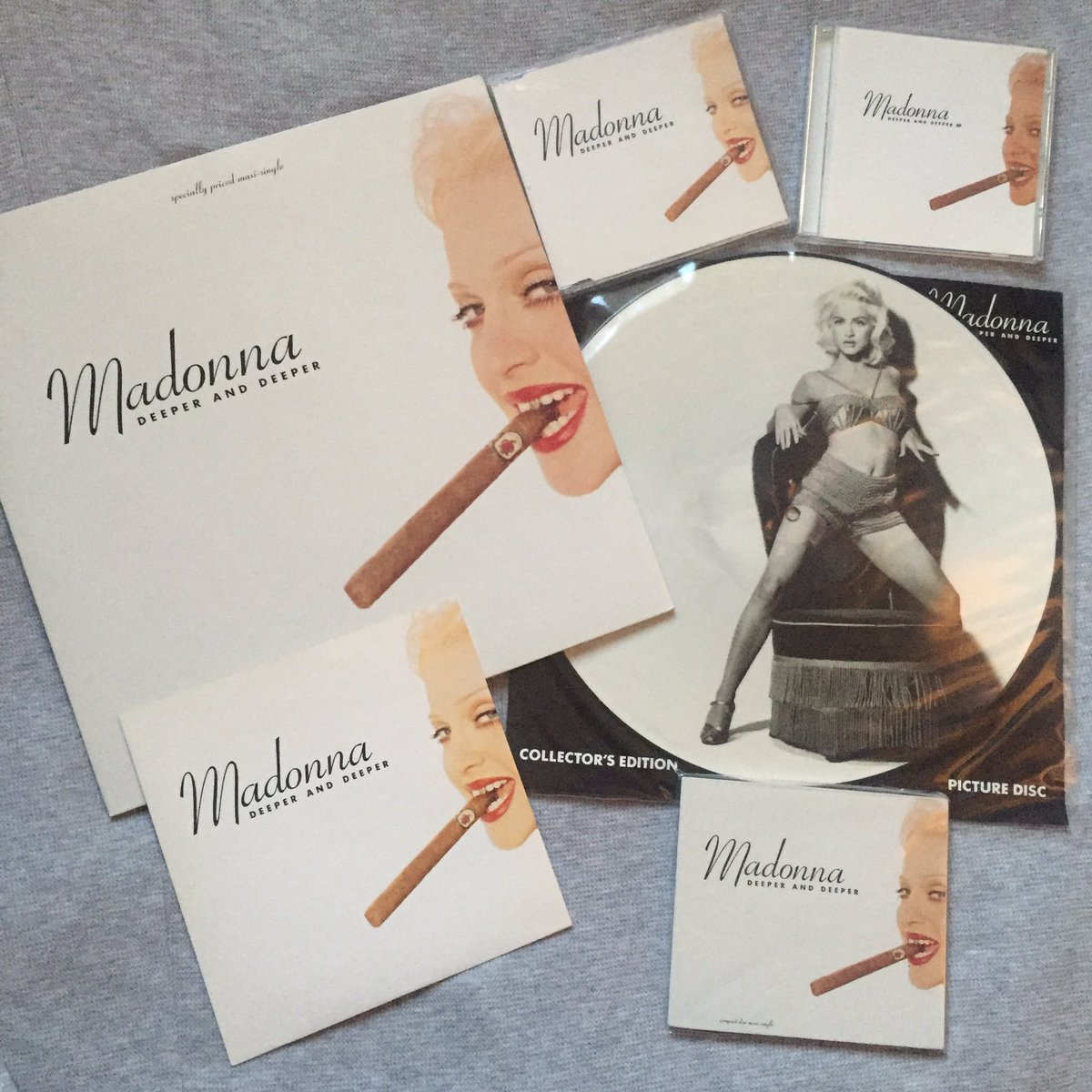 Happy 30th “Deeper and Deeper #Madonna #DeeperAndDeeper #DeeperAndDeeper30 #Erotica30 #Vinyl #VinylCollection #CompactDisc #CompactDiscCollection @Madonna