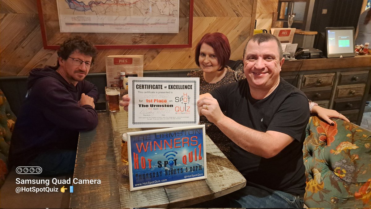 HotSpotQuiz's tweet image. THURSDAY - at @TheUrmston in #Urmston is our 5th @HotSpotQuiz of the week Powered by @SpeedQuizzing 
It's FREE &amp;amp; starts at 8pm
#UrmstonQuiz #PubQuiz #QuizNight #SpeedQuiz
We still have £500 💰💰💰 on offer on Play Your Cards Right ♥️♠️♦️♣️ #PYCR
Post Sponsored by 👉 @YourUrmston