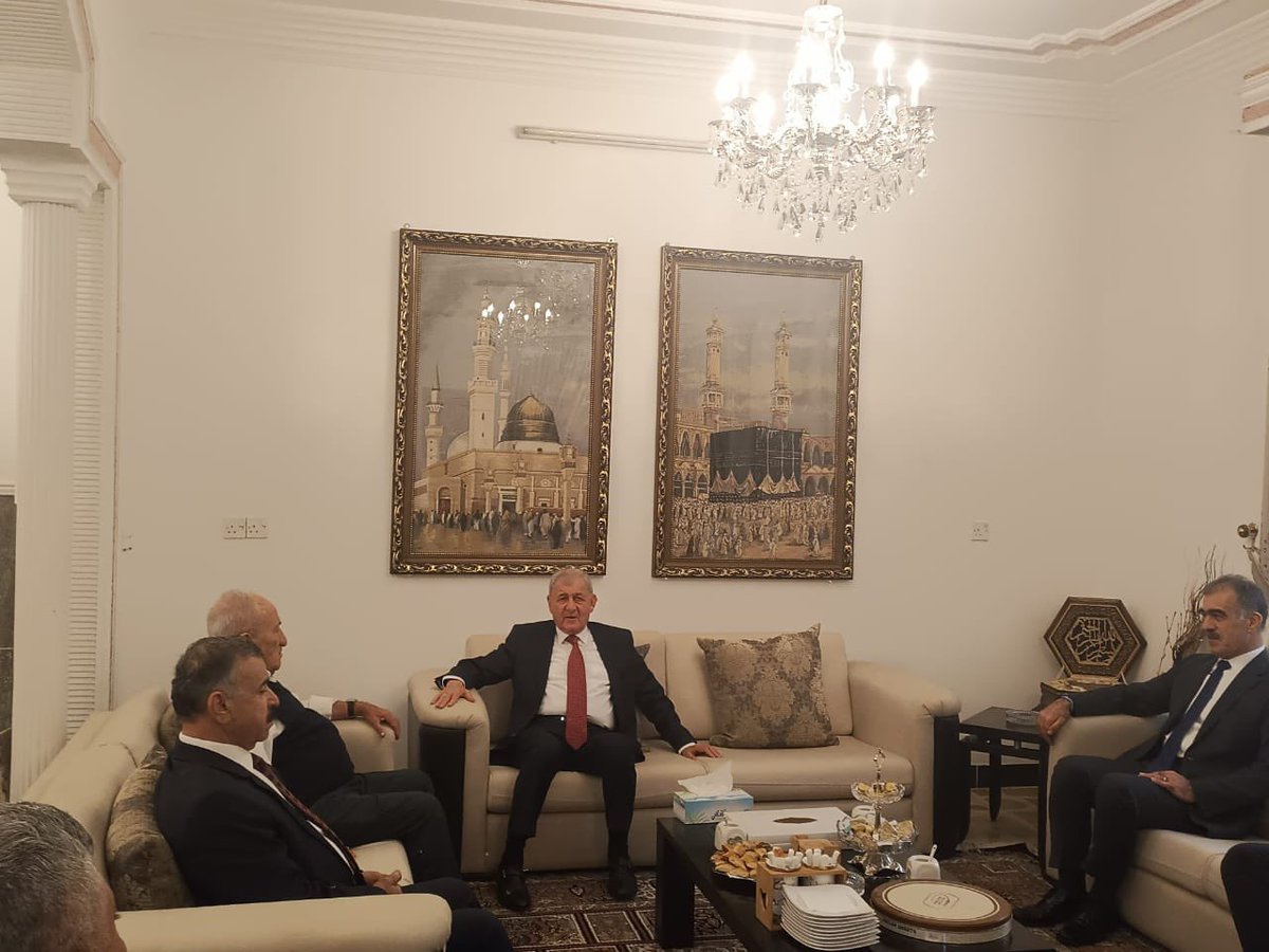 Dr. Mahmoud Othman - د. مەحمود عوسمان (@drmahmoudothman) on Twitter photo Pleased to recieve the President of #Iraq H.E. Dr. <a href="/LJRashid/">Abdullatif J Rashid عبد اللطيف جمال رشيد</a> at my home in #Erbil today. I wish him all the best in his new term. <a href="/IraqiPresidency/">رئاسة جمهورية العراق</a> Pleased to recieve the President of #Iraq H.E. Dr. <a href="/LJRashid/">Abdullatif J Rashid عبد اللطيف جمال رشيد</a> at my home in #Erbil today. I wish him all the best in his new term. <a href="/IraqiPresidency/">رئاسة جمهورية العراق</a>