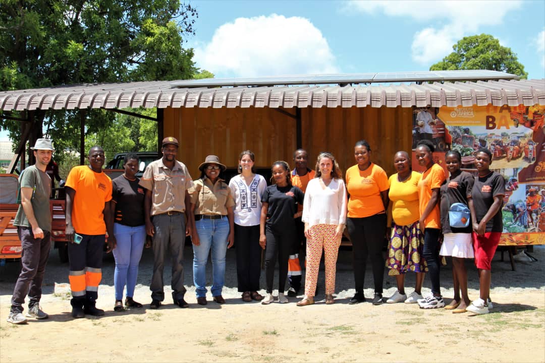 More on Mobility for Africa’s e-tricycles: I loved talking to women drivers &amp; farmers who use them. One told me: “It’s now cheaper to transport our produce and there’s less labour involved in carrying the goods. The efficiency and reliability is wonderful” 
#cleanenergy <a href="/MoFA_ZW/">Ministry of Foreign Affairs and Int Trade</a>