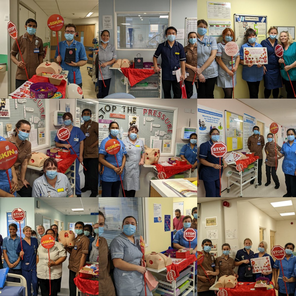 Amazing #StopThePressureDay this year at Broomfield site, everyone engaging with pressure ulcer prevention <a href="/MSEHospitals/">Mid and South Essex NHS Foundation Trust</a> <a href="/RaciJ/">Rachel Johnson</a>