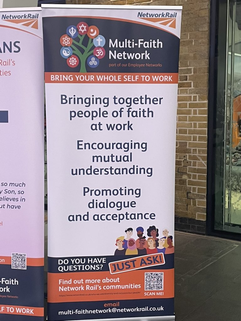 Spotted this at Kings Cross this afternoon. #InterFaithWeek