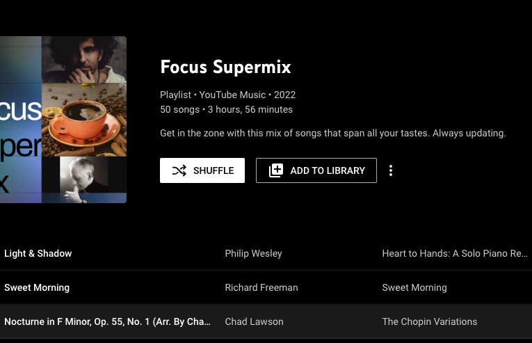 johnbullough's tweet photo. @lorepodcast @amahnke Hi, I hear you like that :).  A very familiar song surprised me in my focus playlist today.  Thank you for the excellent content! https://t.co/dgP4eNclkw
