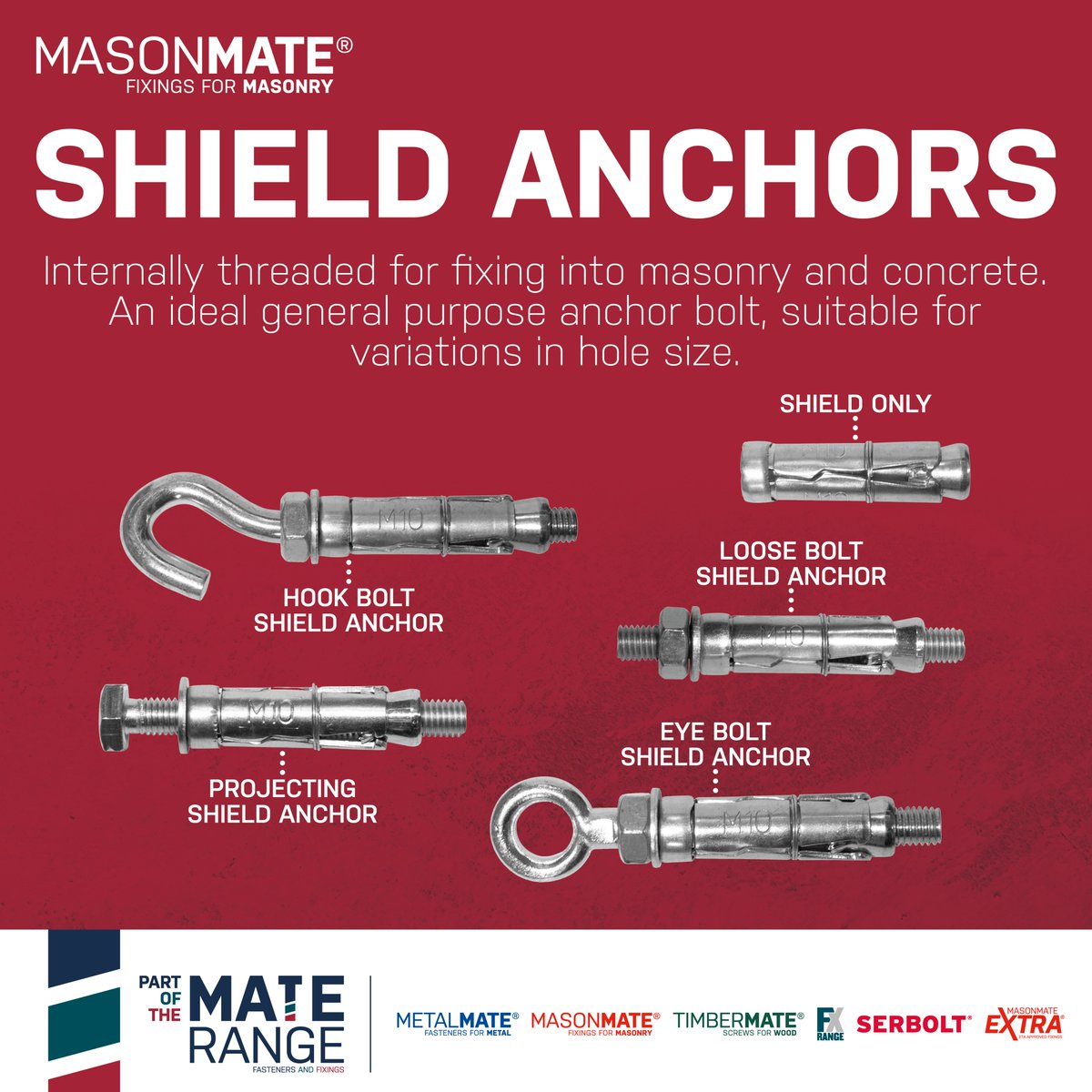 thematerange's tweet photo. 🧱👍🏻 #shieldanchor #masonmate #thematerange #masonty #fixing #concrete https://t.co/NCAbolfd1v